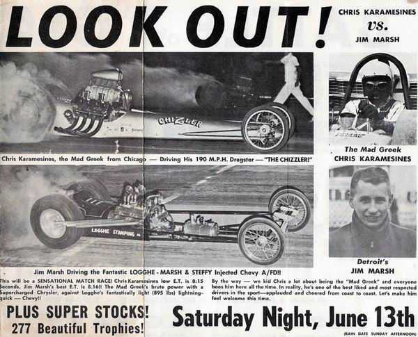 Detroit Dragway - 1965Flyer